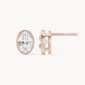 Bezel Studs Oval