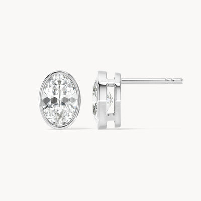 Bezel Studs Oval