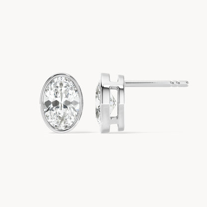 Bezel Studs Oval