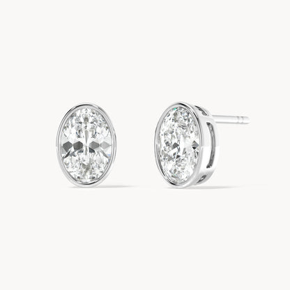 Bezel Studs Oval