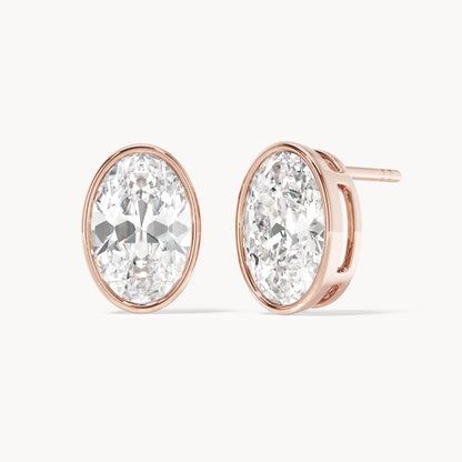 Bezel Studs Oval