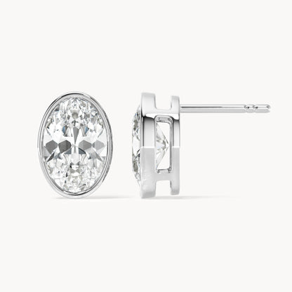 Bezel Studs Oval