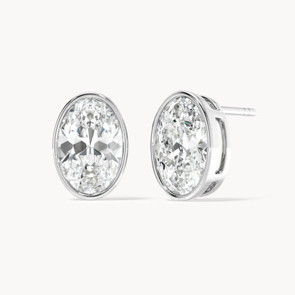 Bezel Studs Oval