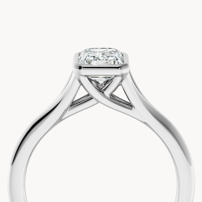 Bezel Verlobungsring Emerald