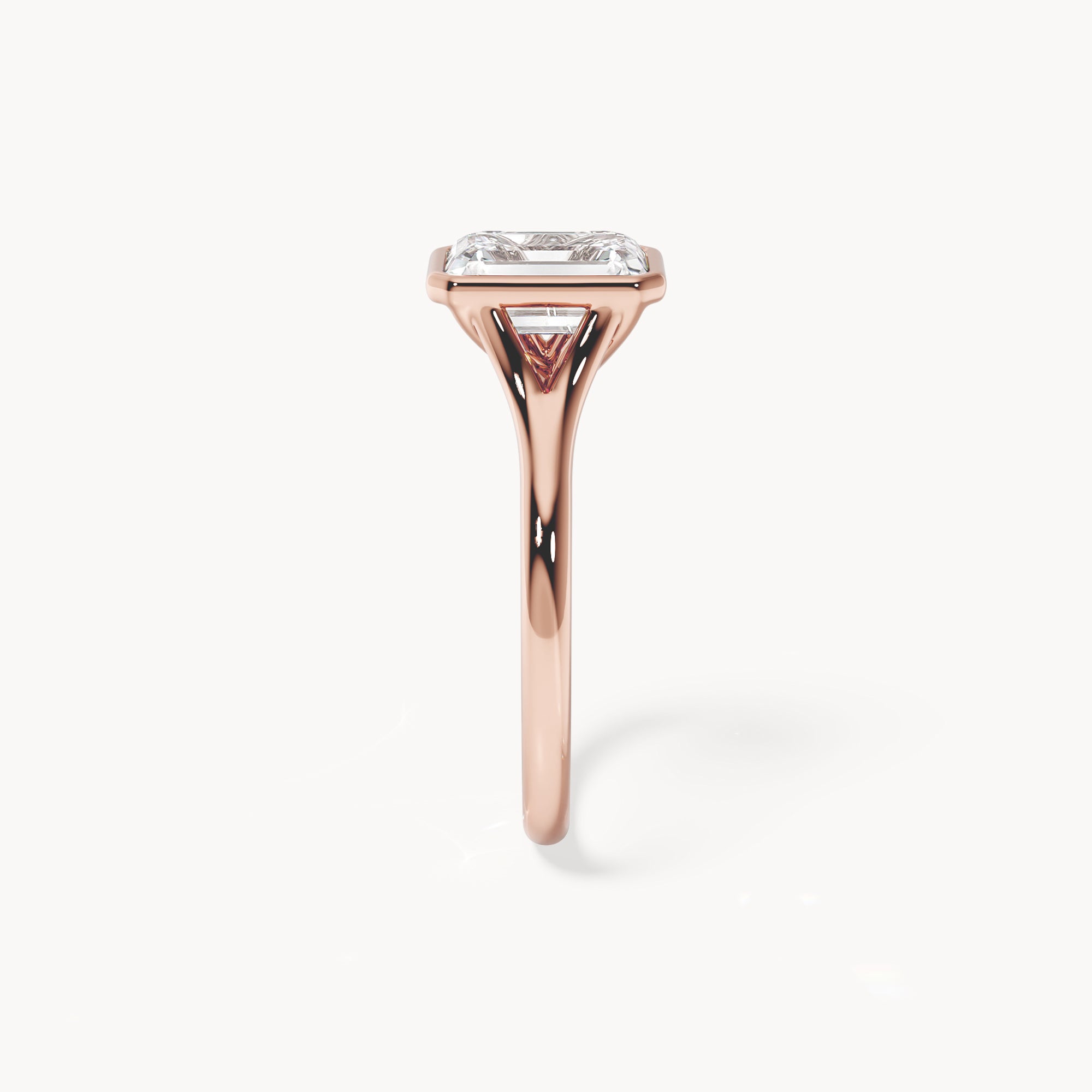 Bezel Verlobungsring Emerald