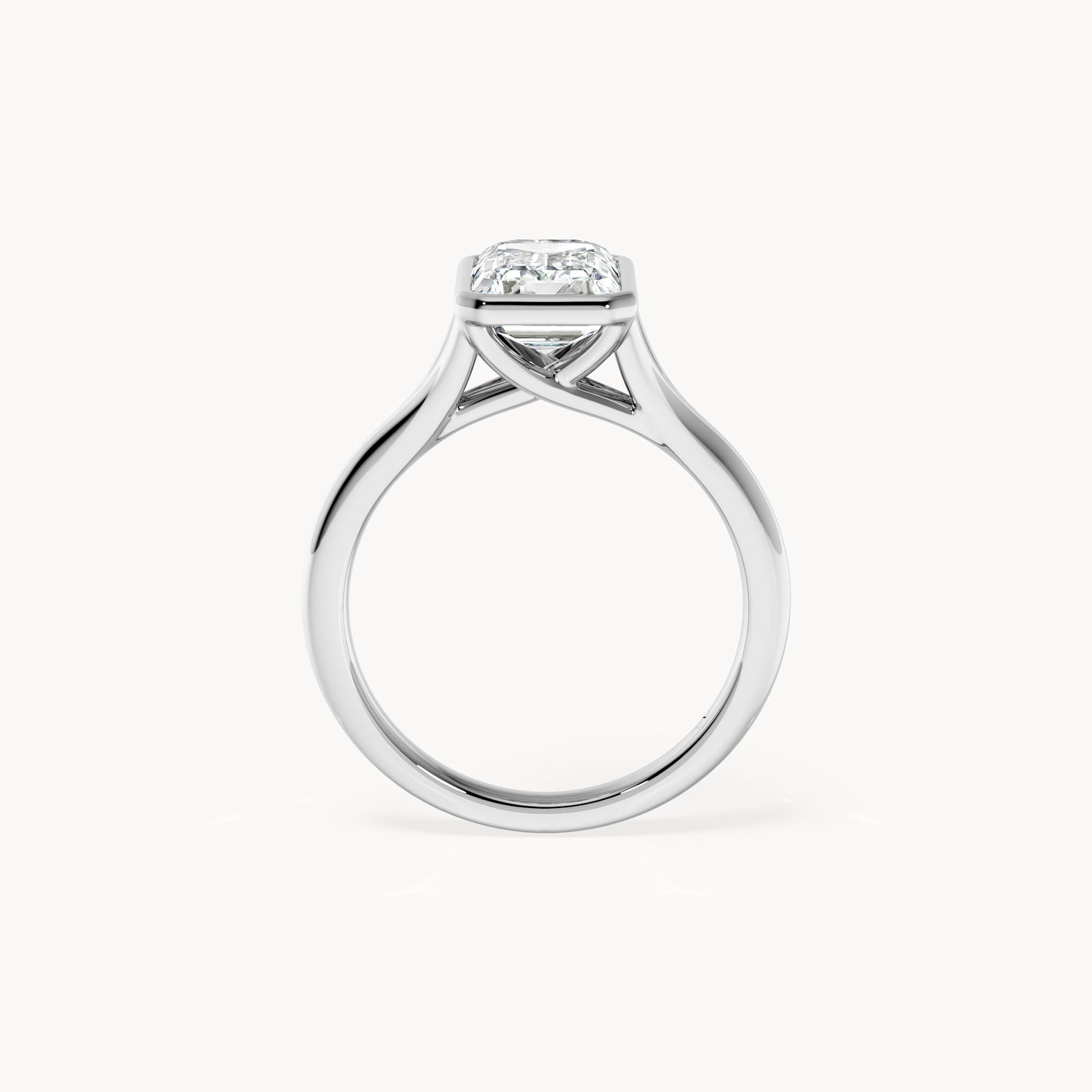 Bezel Verlobungsring Emerald
