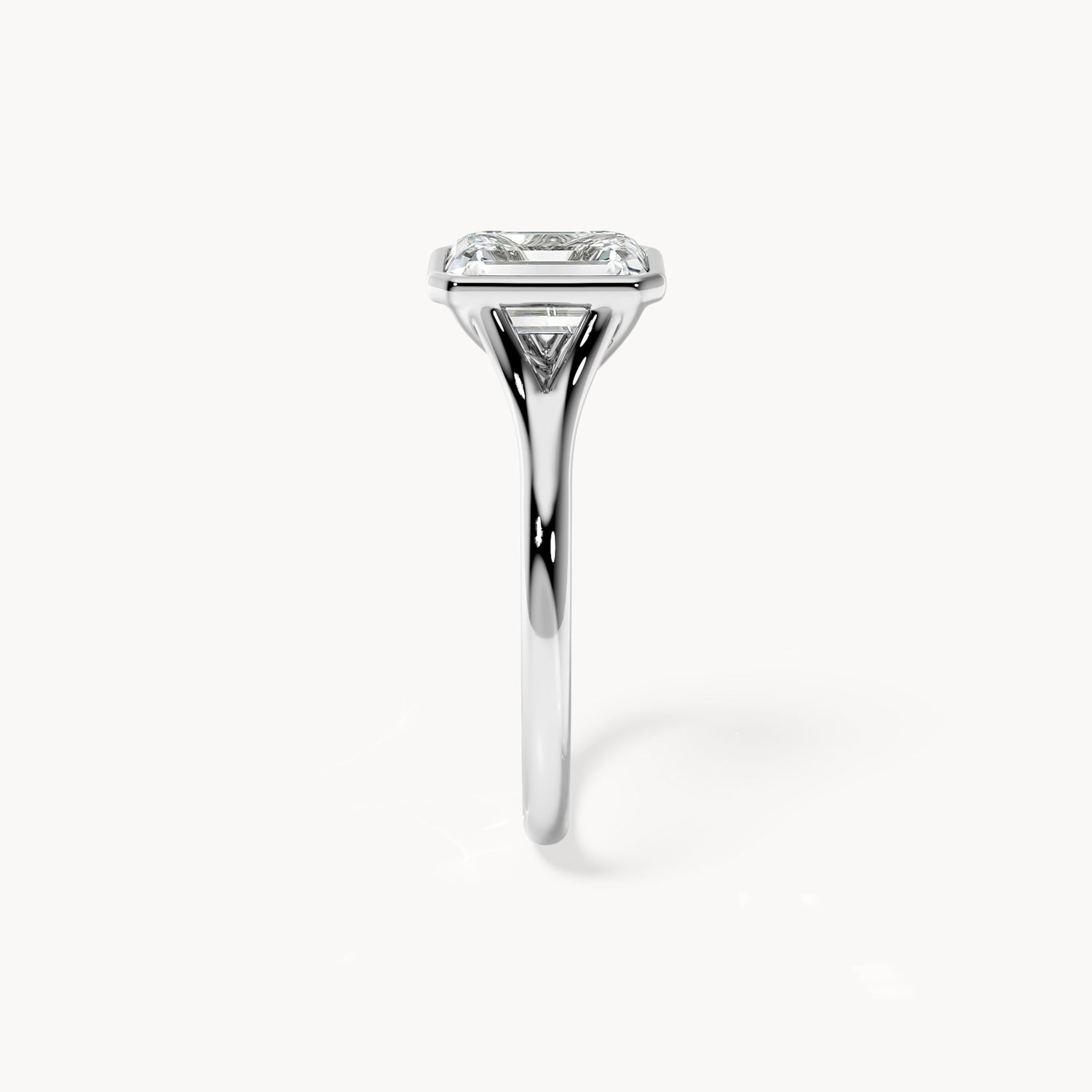 Bezel Verlobungsring Emerald