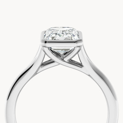 Bezel Verlobungsring Emerald
