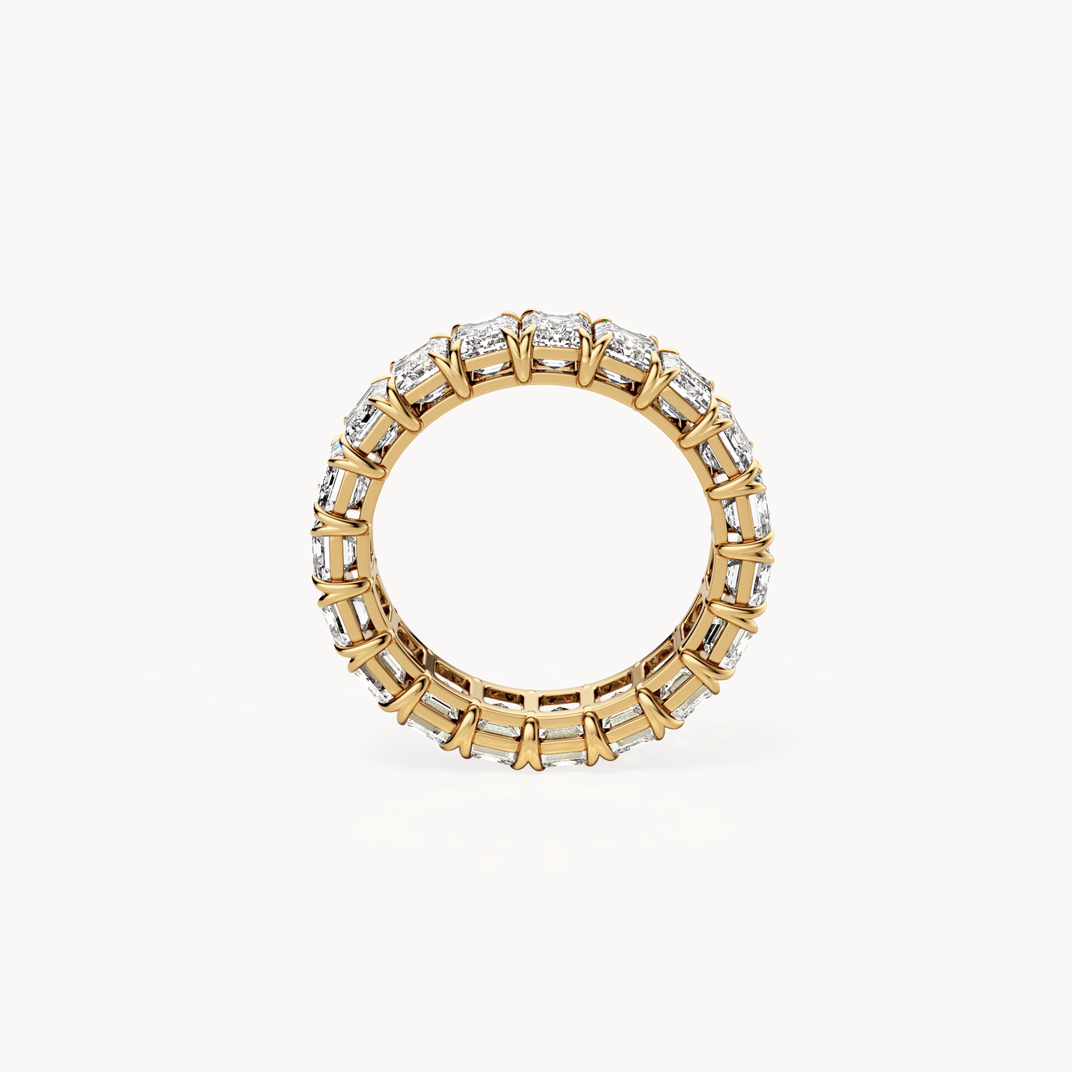 Emerald Cut Eternity Ring