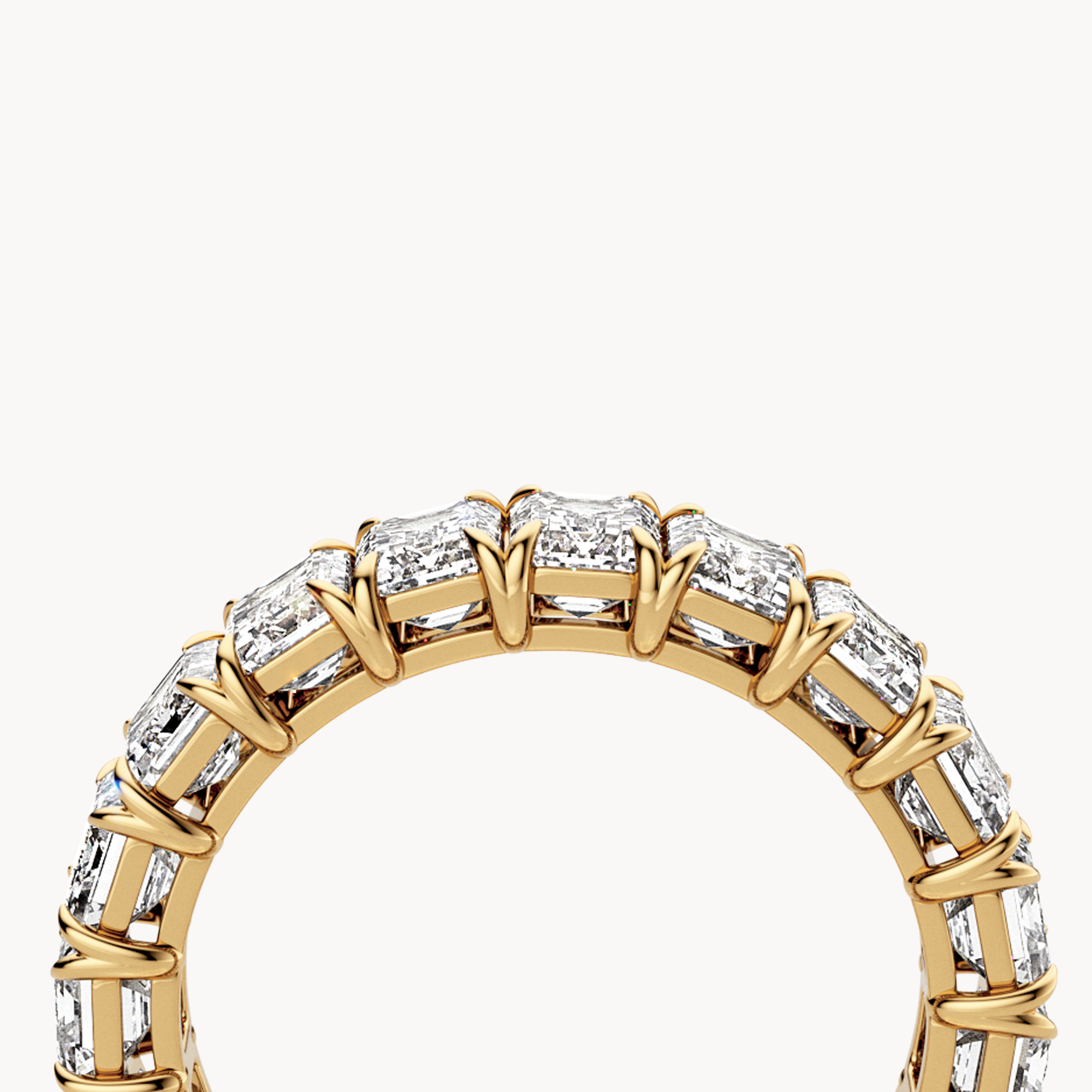 Emerald Cut Eternity Ring