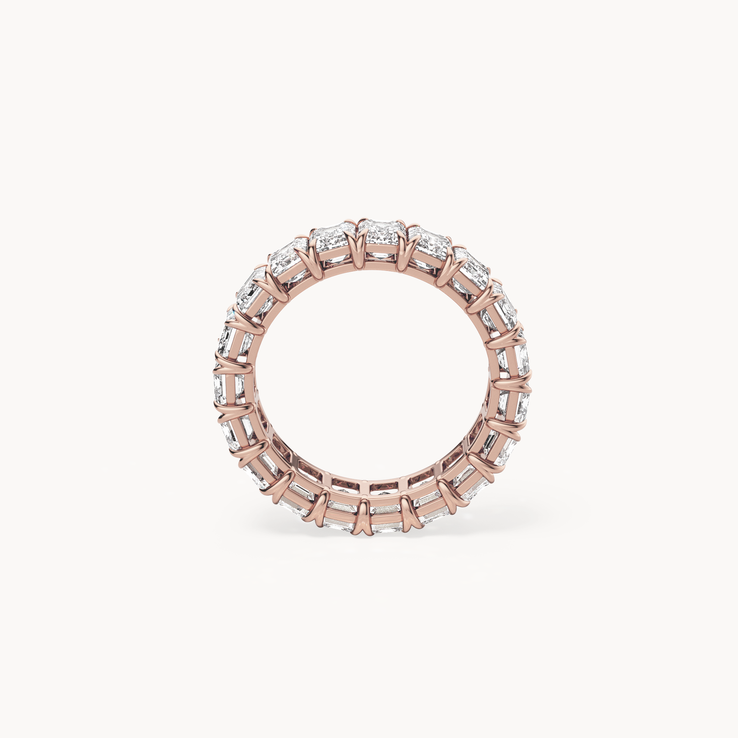 Emerald Cut Eternity Ring