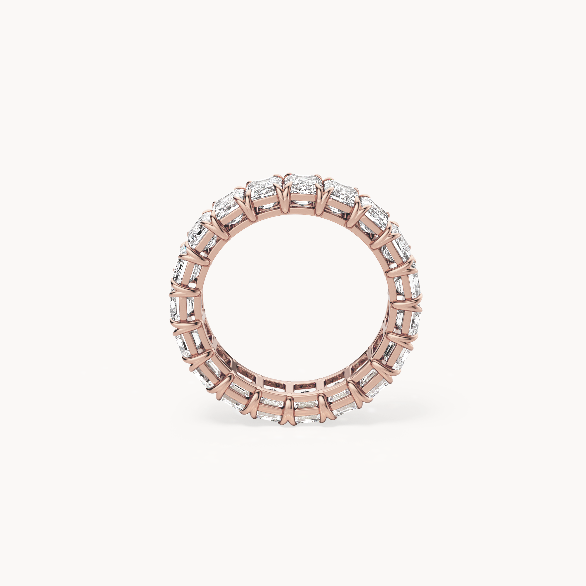 Emerald Cut Eternity Ring