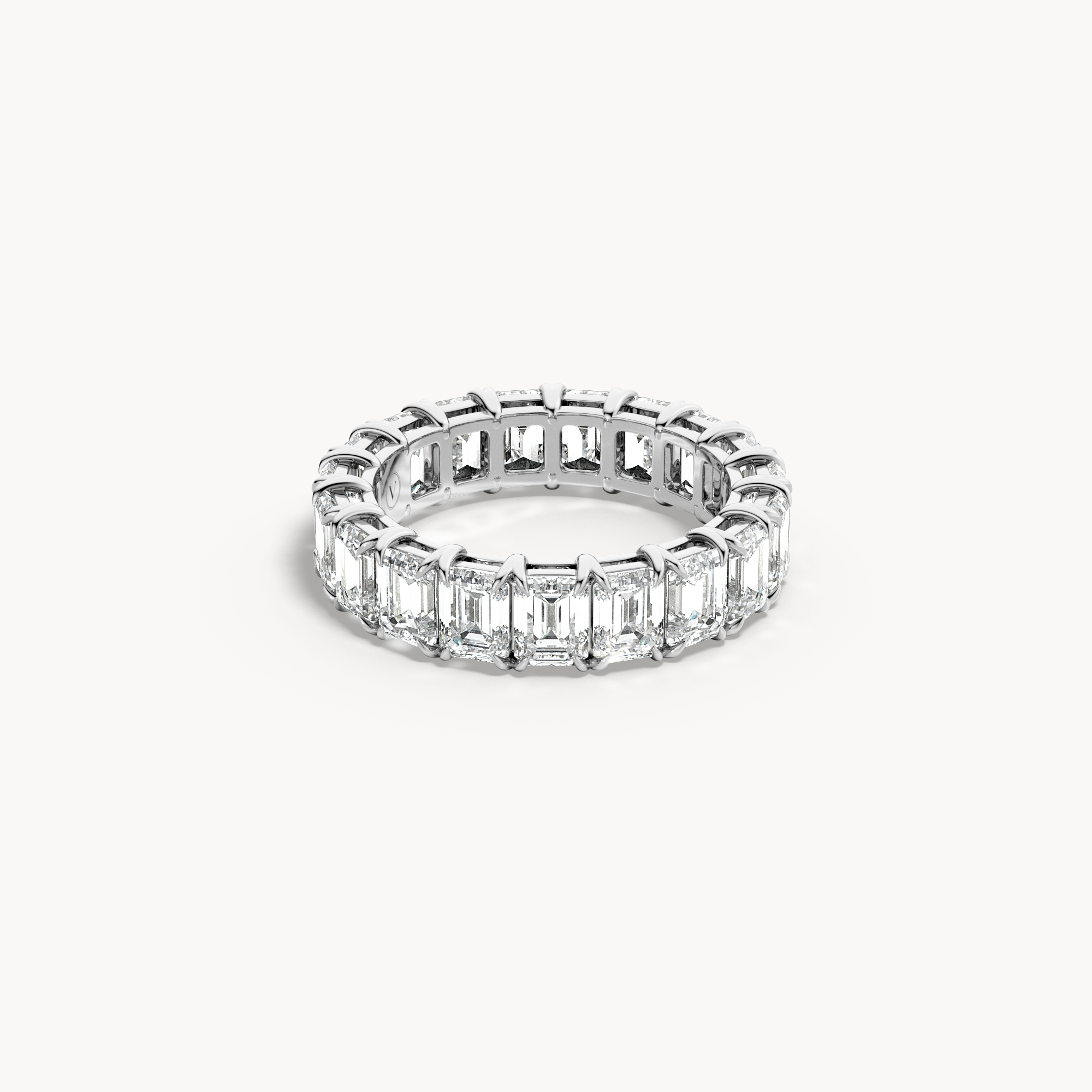 Emerald Cut Eternity Ring
