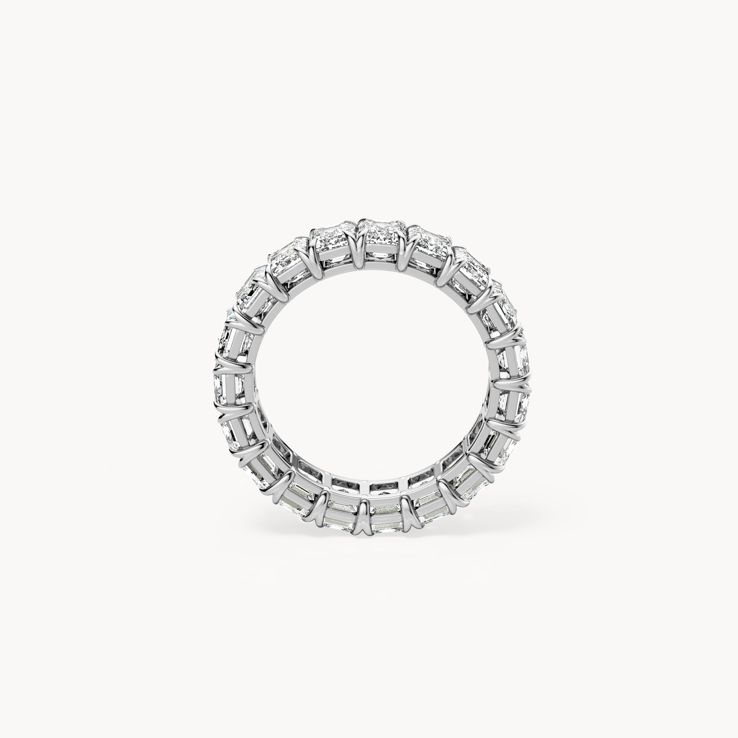 Emerald Cut Eternity Ring