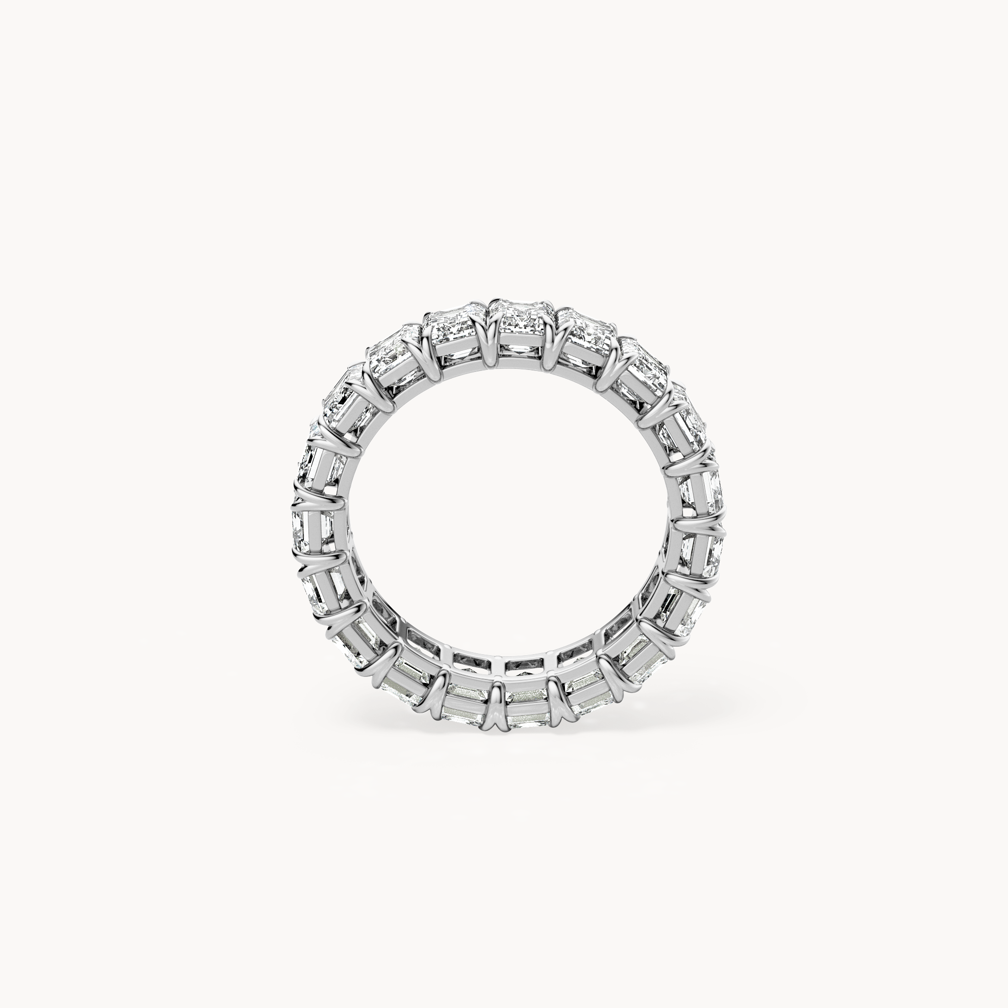 Emerald Cut Eternity Ring