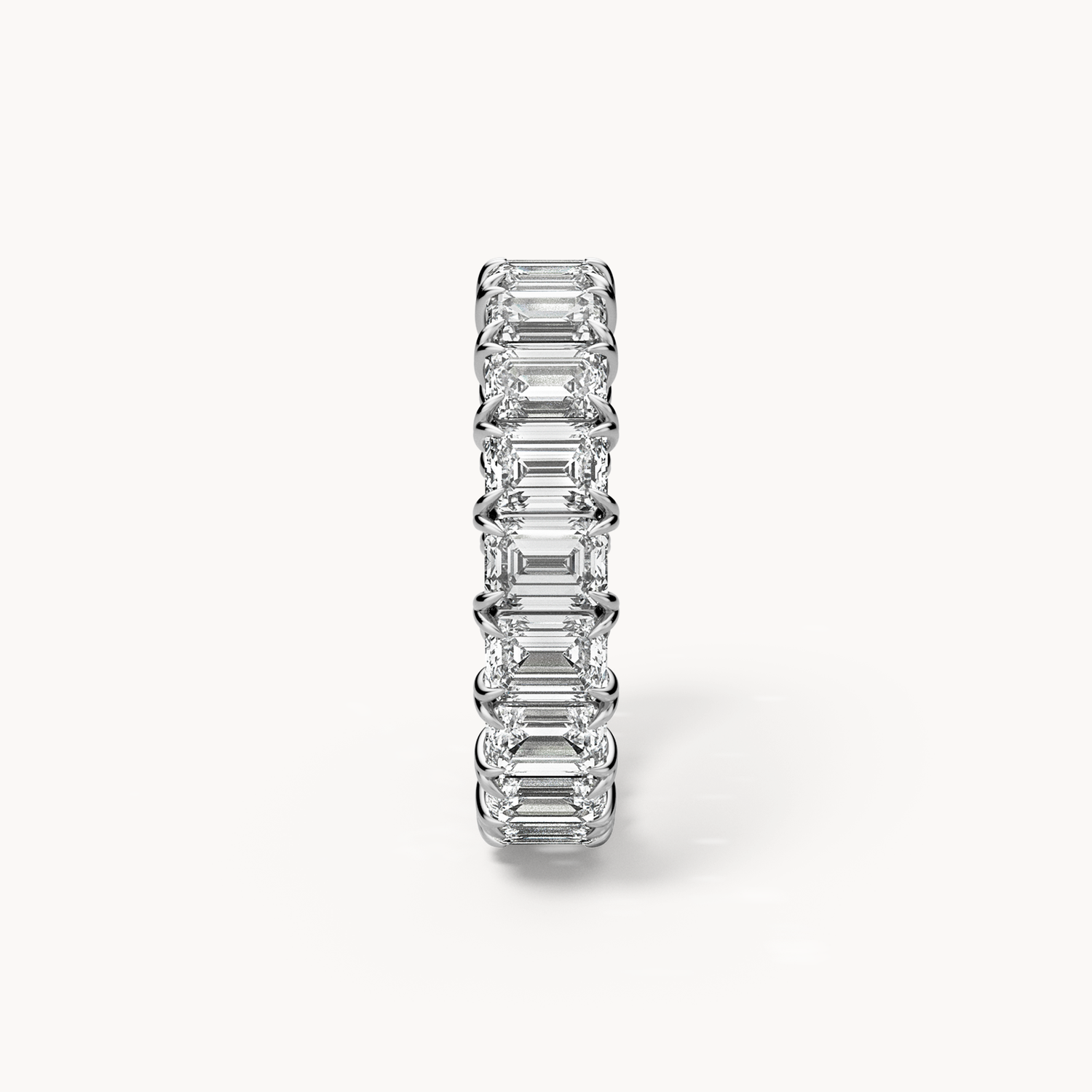 Emerald Cut Eternity Ring