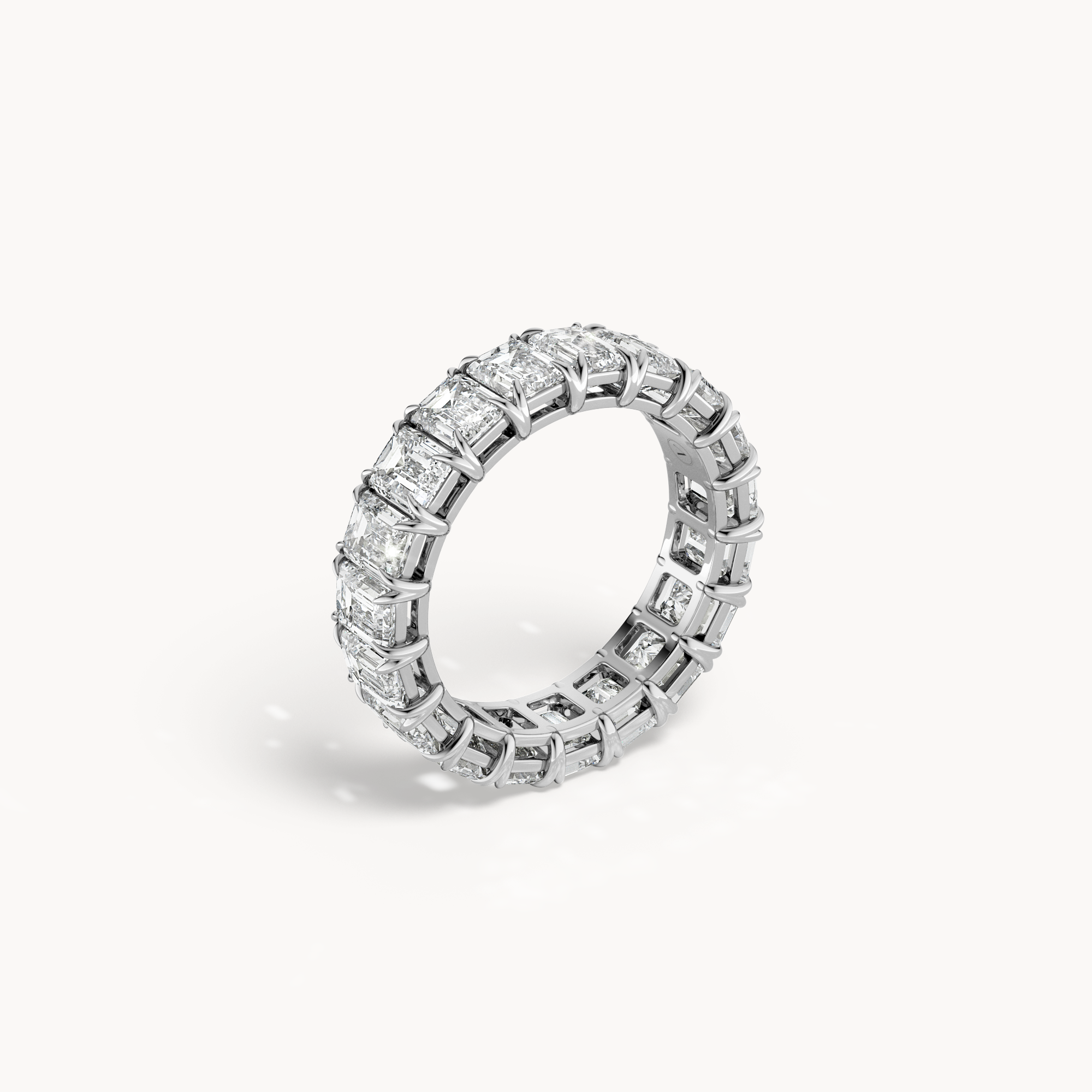 Emerald Cut Eternity Ring