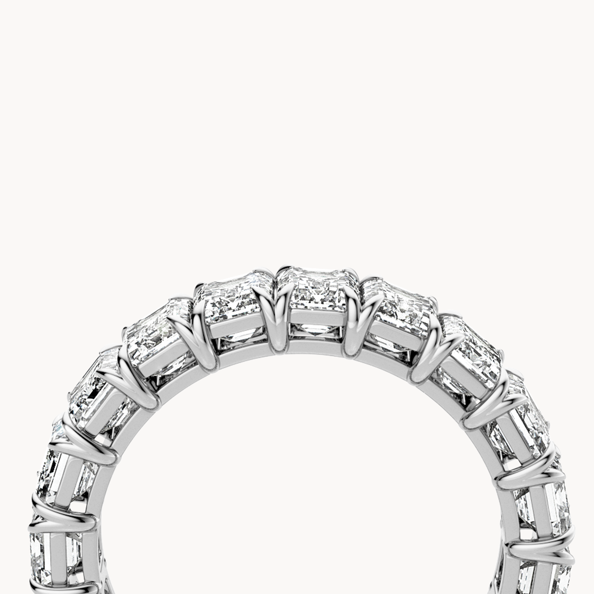 Emerald Cut Eternity Ring