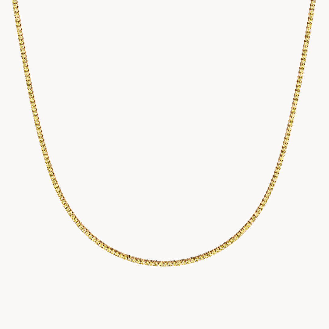 Elara Tennis Necklace