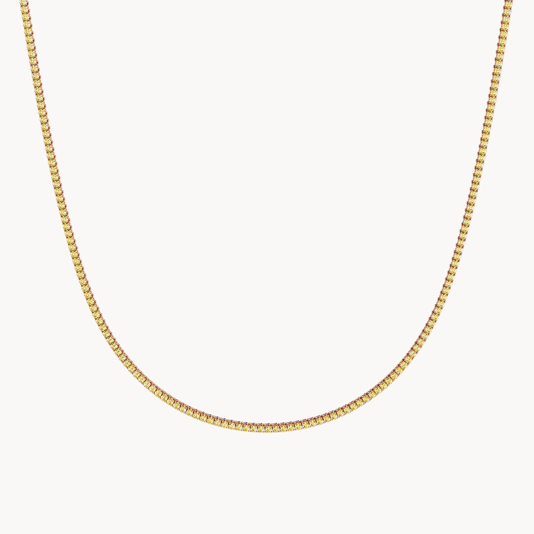 Elara Tennis Necklace