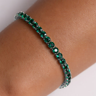 Evergreen Tennis Bracelet