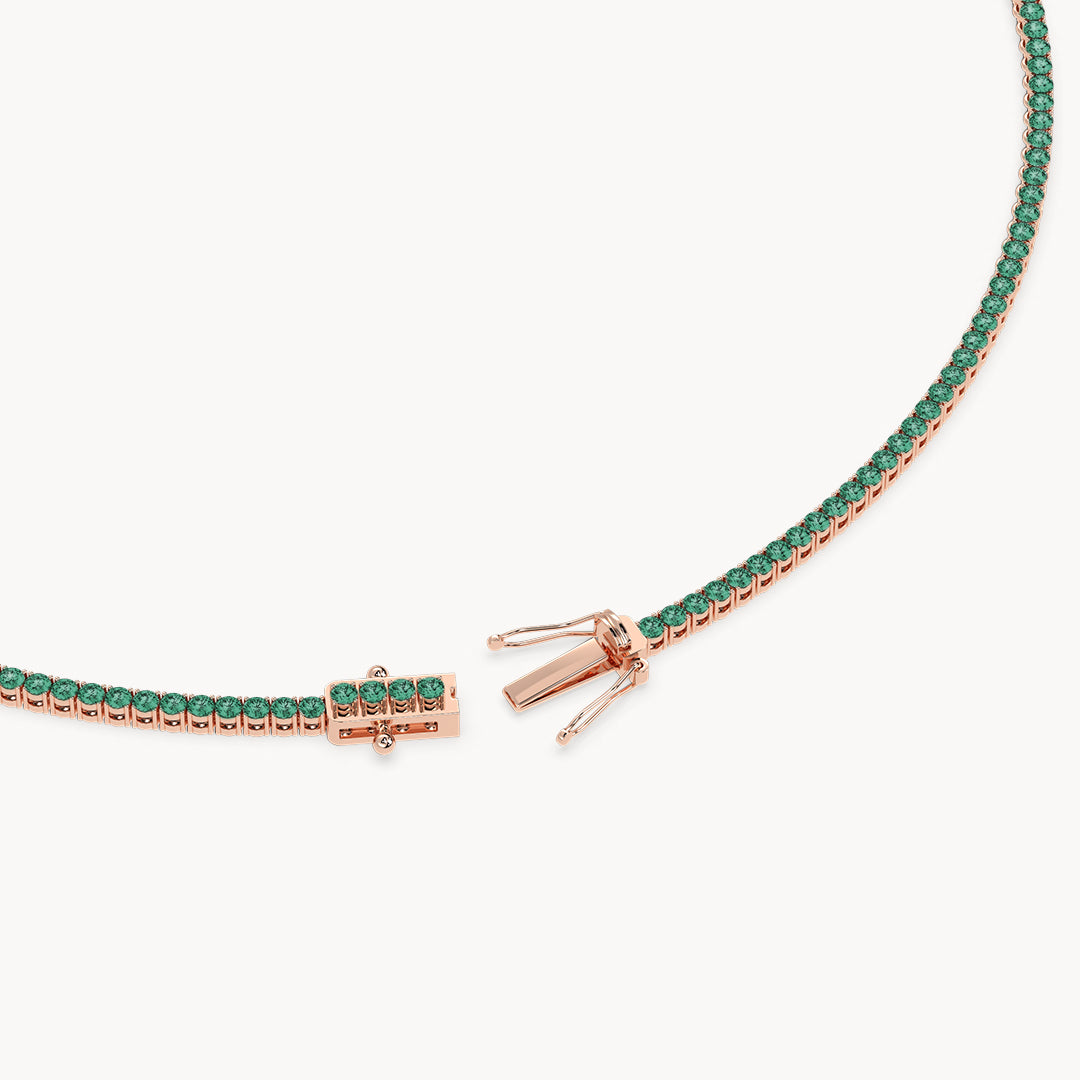 Evergreen Tennis Necklace