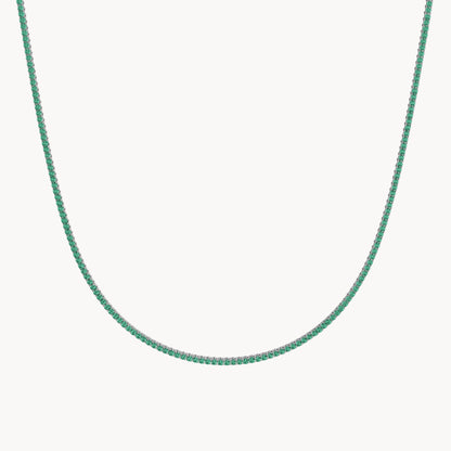 Evergreen Tennis Necklace