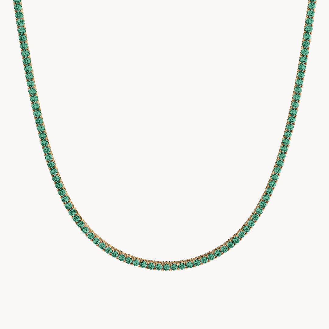 Evergreen Tennis Necklace