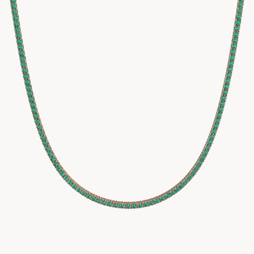 Evergreen Tennis Necklace