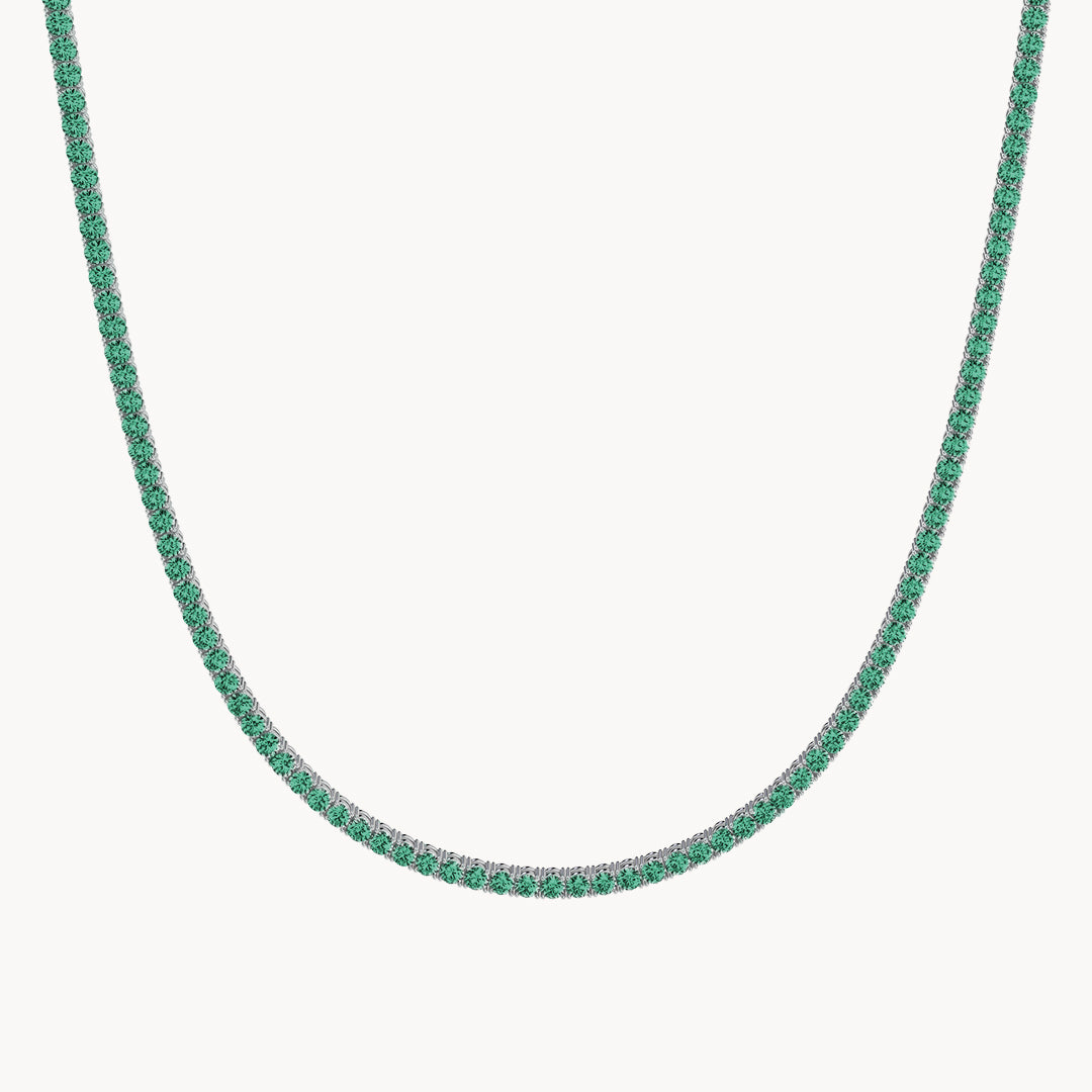 Evergreen Tennis Necklace