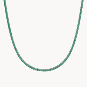 Evergreen Tennis Necklace