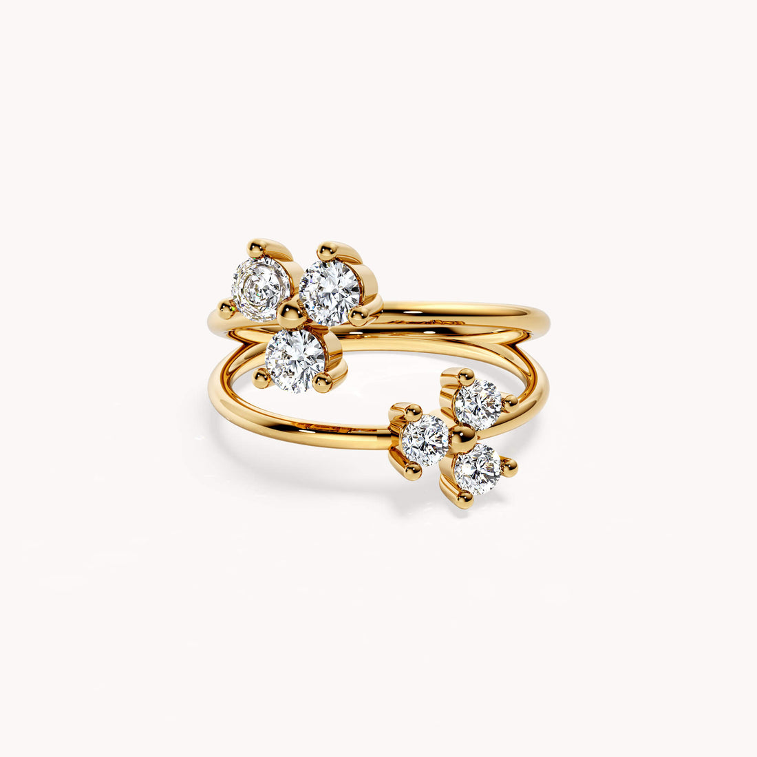 Fleur Twin Ring
