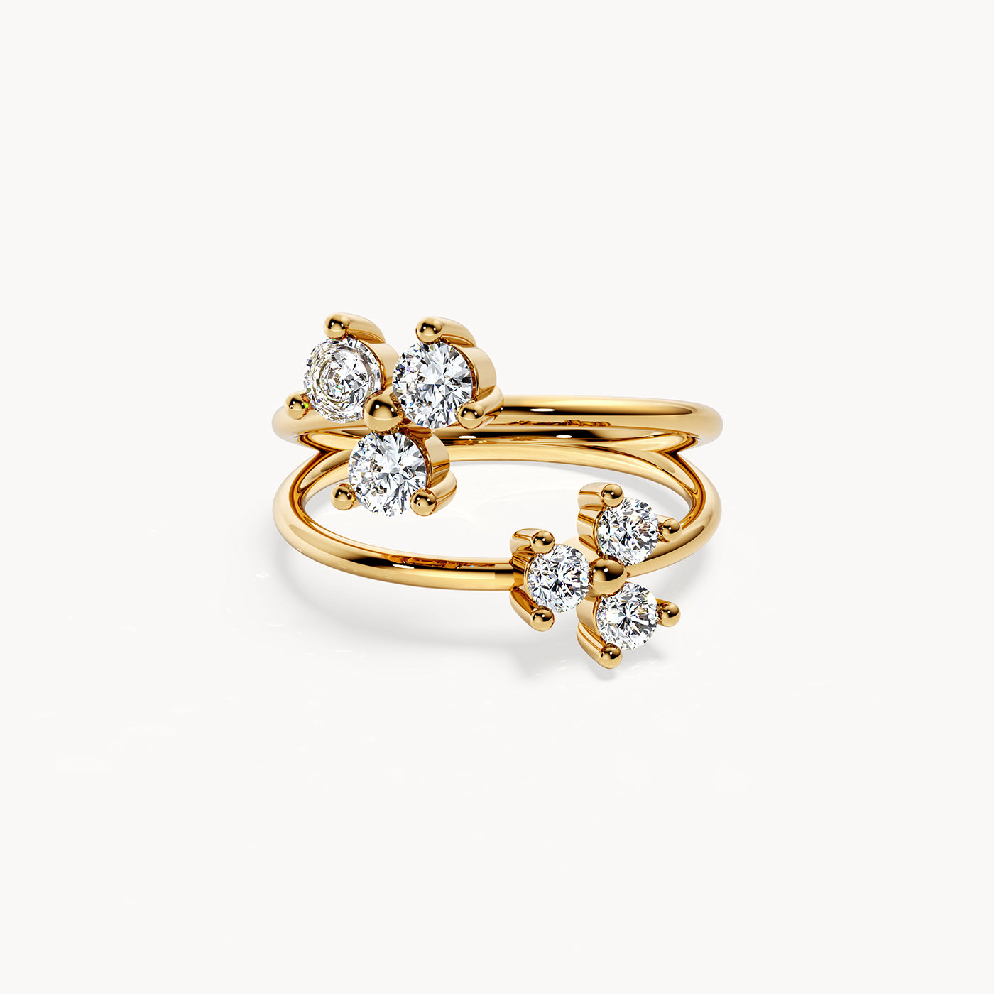 Fleur Twin Ring