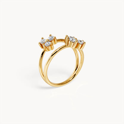 Fleur Twin Ring