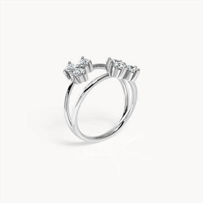 Fleur Twin Ring
