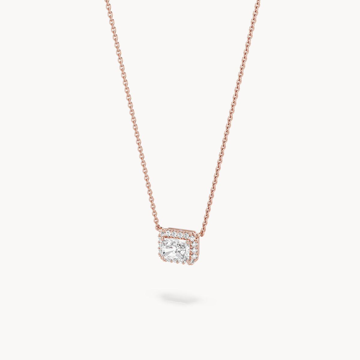 Halo Necklace Radiant