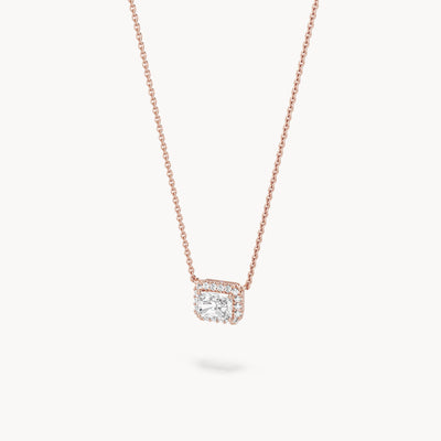 Halo Necklace Radiant