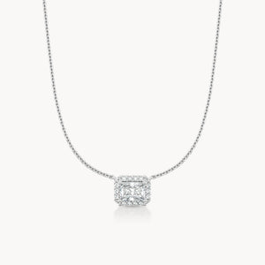 Halo Necklace Radiant