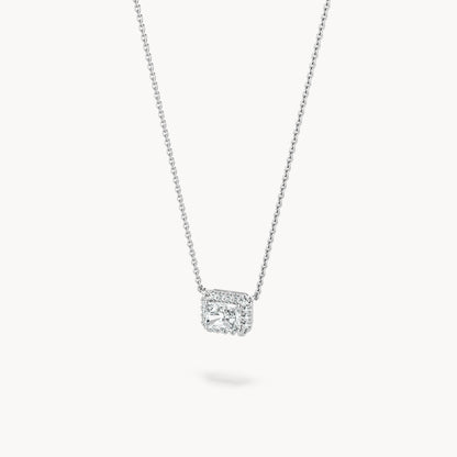 Halo Necklace Radiant