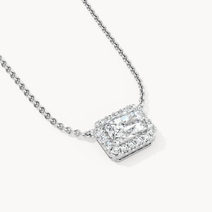 Halo Necklace Radiant
