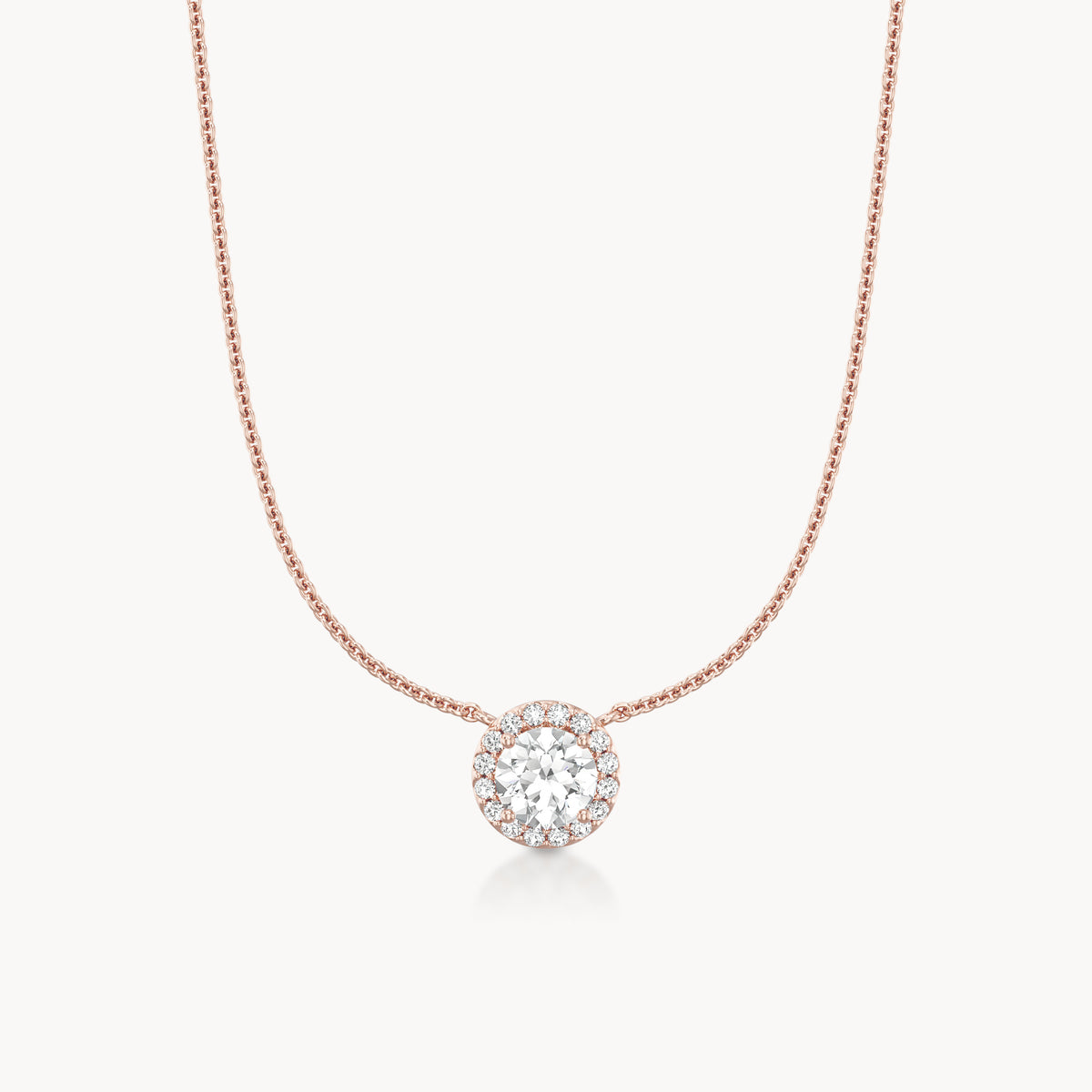 Halo Necklace Round