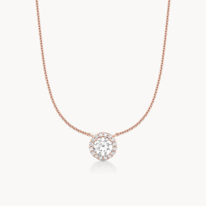 Halo Necklace Round
