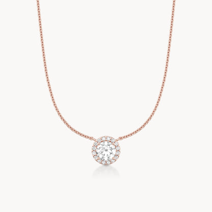 Halo Necklace Round