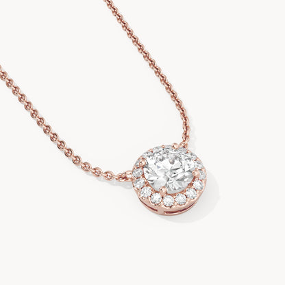 Halo Necklace Round