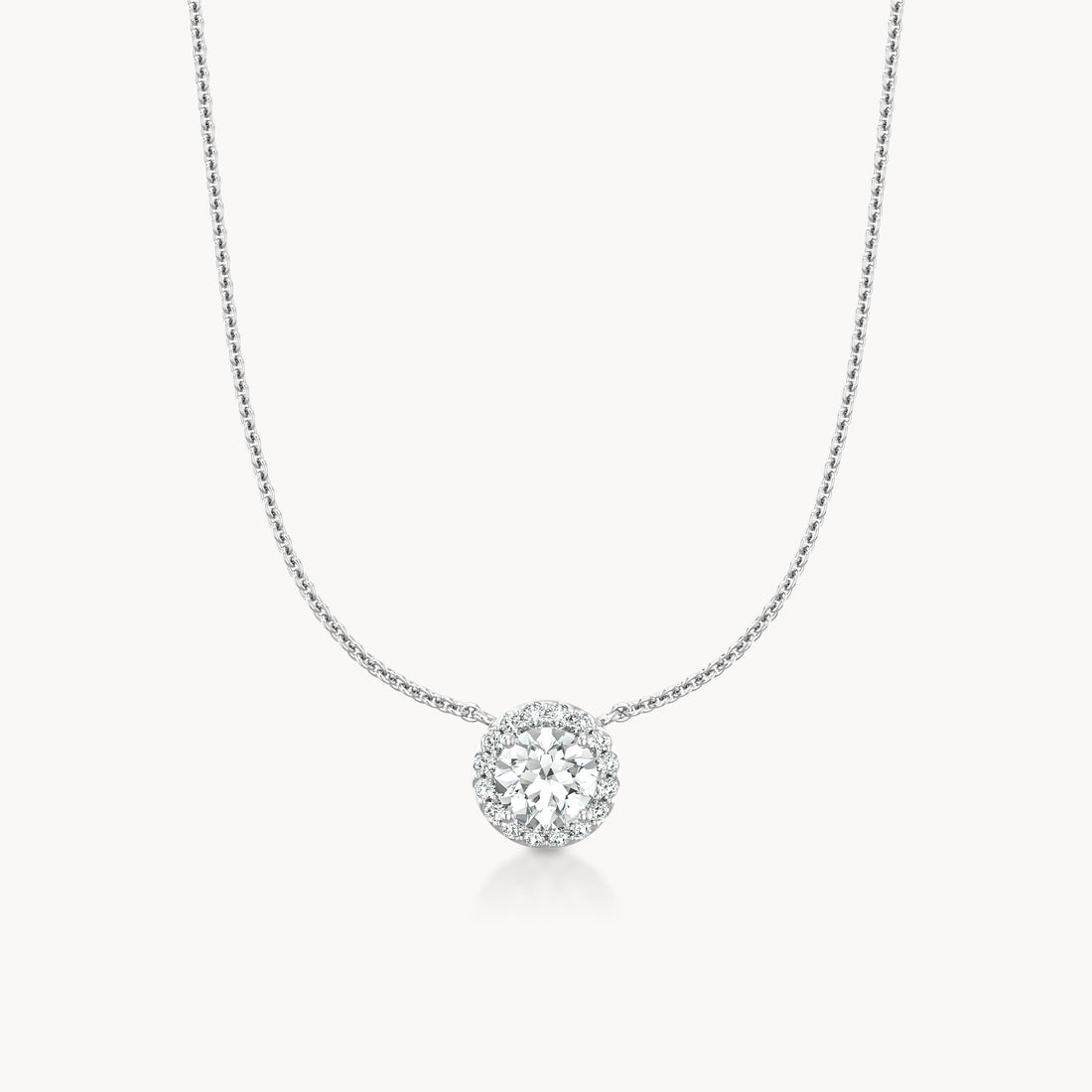 Halo Necklace Round