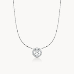 Halo Necklace Round