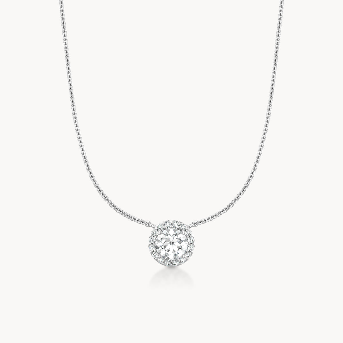 Halo Necklace Round