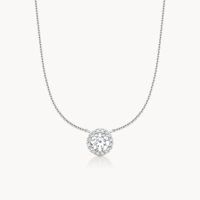 Halo Necklace Round