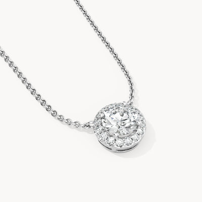 Halo Necklace Round
