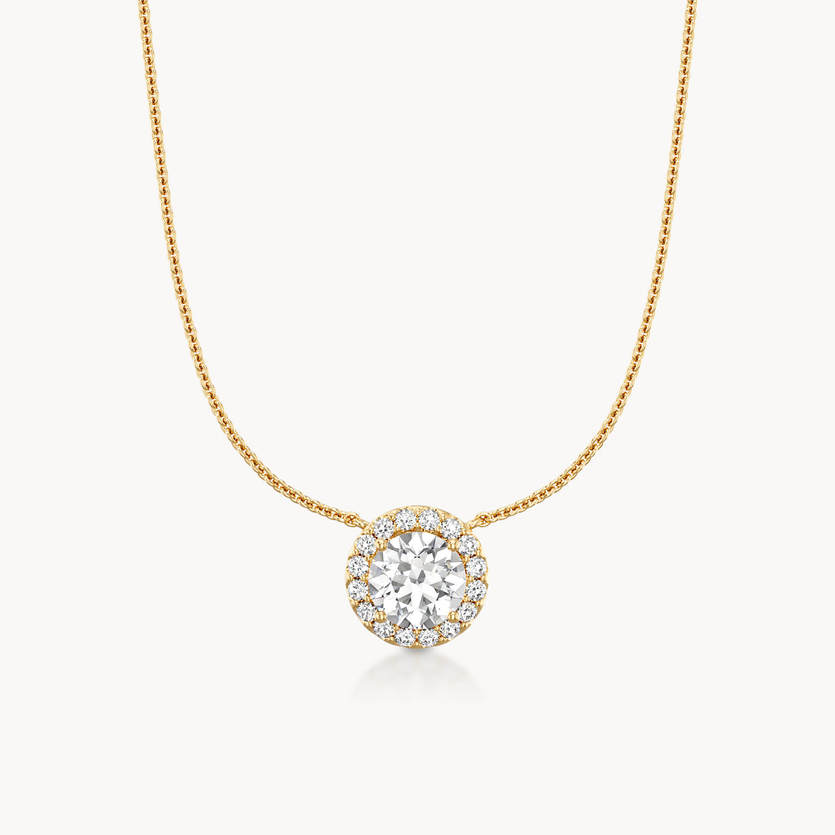 Halo Necklace Round